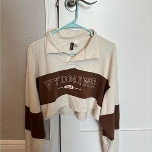 Wyoming Cropped Polo Shirt